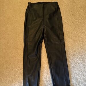 Ann Taylor Audrey curvy faux leather pants